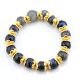 Natural Labradorite stone beaded bracelet, Adjustable bracelet for women